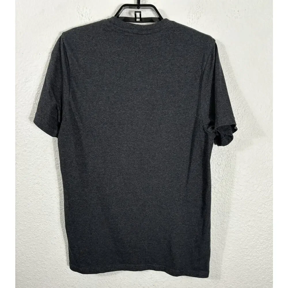 True Religion Men’s T Shirt Size M Gray Cotton Blend Short‎ Sleeve